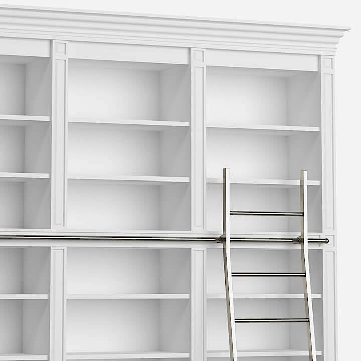 Книжный стеллаж для домашней библиотеки в стиле неоклассика - заказать Deni-art мебель для дизайнерских интерьеров