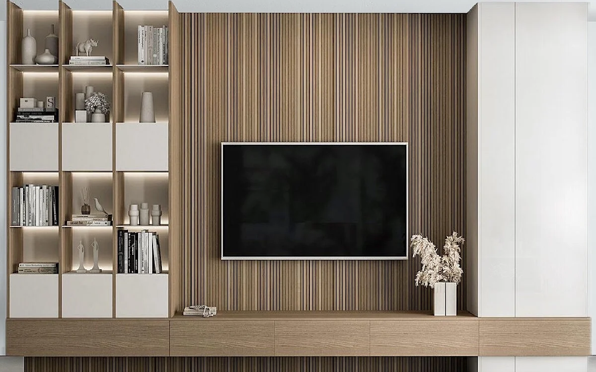 Стенки ТВ из коллекции мебели для гостиной от Deni-art