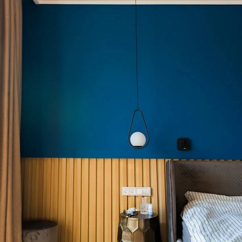 Интерьер квартиры в сине-желтых тонах ➤ Deni-art — Эксклюзивная мебель на заказ. Портфолио реализованных дизайн-проектов