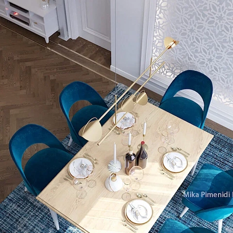 Дизайн-проект шикарного интерьера в стиле Арт-Деко со вставками из латуни ➤ Deni-art — Эксклюзивная мебель и кухни на заказ в Москве