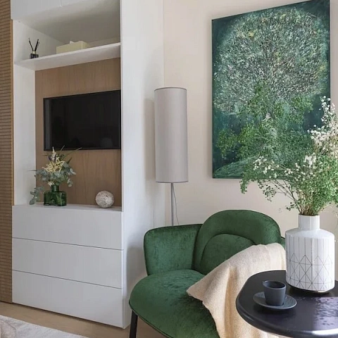 Дизайн-проект интерьера в горчичном цвете ➤ DeniArt эксклюзивная мебель и кухни на заказ в Москве